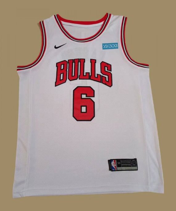 Camiseta Alex Caruso #6 Chicago Bulls Blanco