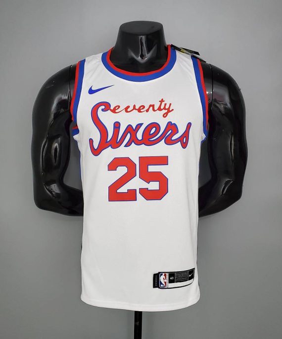 Camiseta Ben Simmons #25 Philadelphia 76ers 2021 Limited Edition Clásico Blanco