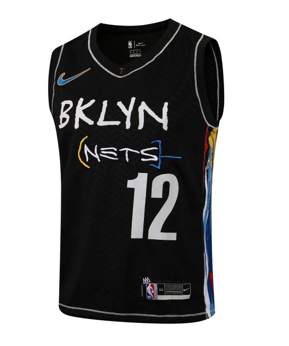 Camiseta Joe Harris #12 Brooklyn Nets Negro