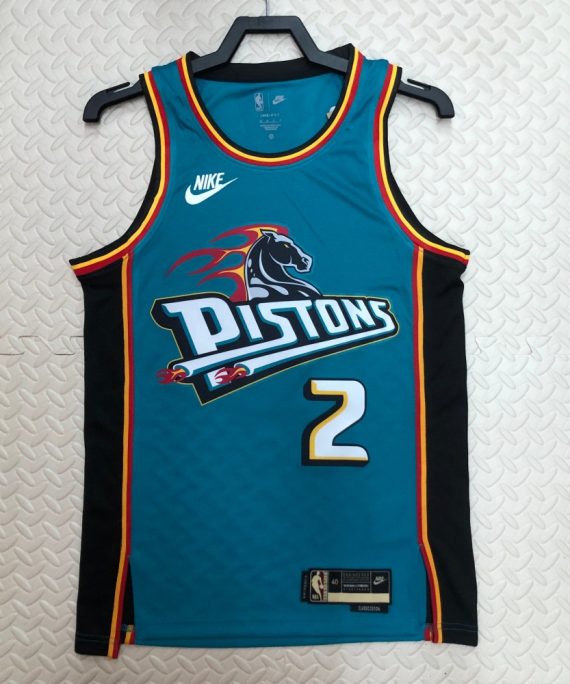 Camiseta Cade Cunningham #2 Detroit Pistons 2023 Classic Edition Verde