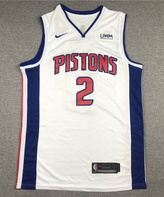 Camiseta Cade Cunningham #2 Detroit Pistons Blanco
