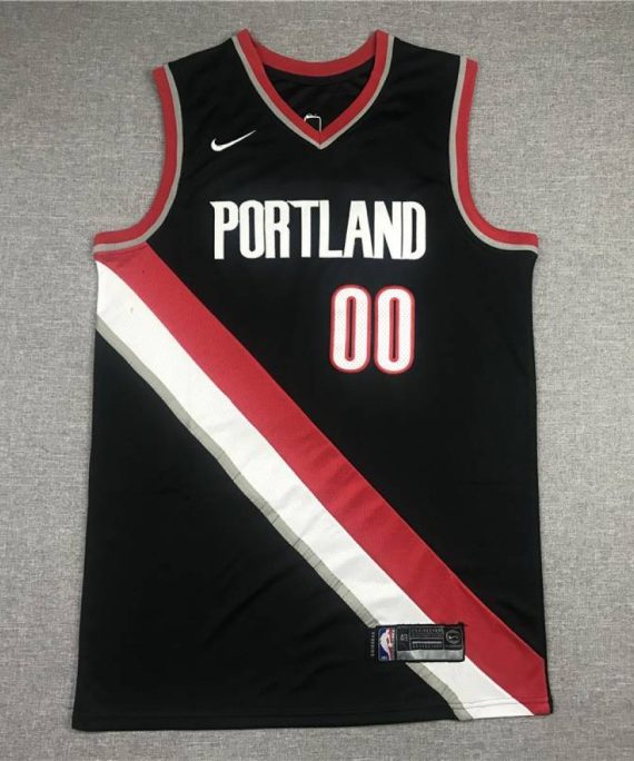 Camiseta Carmelo Anthony #00 Portland Trail Blazers Negro