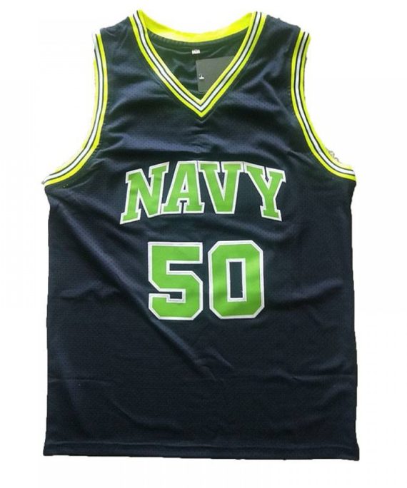 Camiseta David Robinson #50 San Antonio Spurs Clásico Edición High School Negro