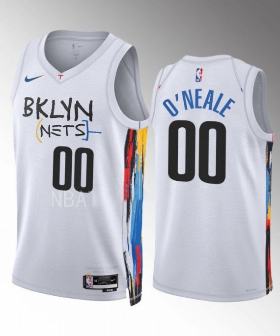Camiseta Royce Oneale #00 Brooklyn Nets 2022-23 City Edition Blanco