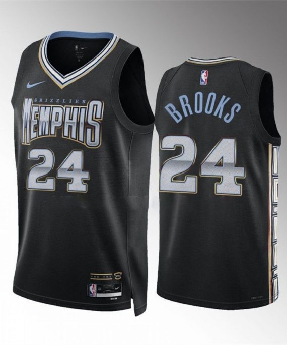 Camiseta Dillon Brooks #24 Memphis Grizzlies 2023 Negro City Edition