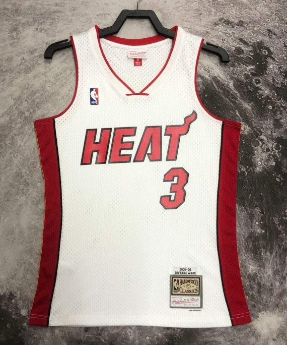 Camiseta Dwyane Wade #3 Miami Heat 2005/06 Blanco