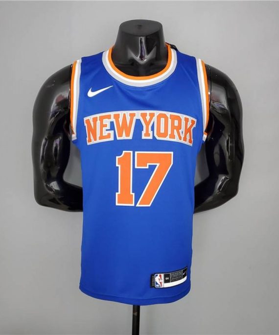 Camiseta Jeremy Lin #17 New York Knicks 2021 Azul
