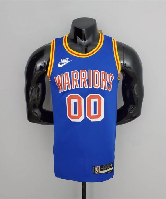 Camiseta Jonathan Kuminga #00 Golden State Warriors Edición 75 Aniversario Clásico Edition Azul