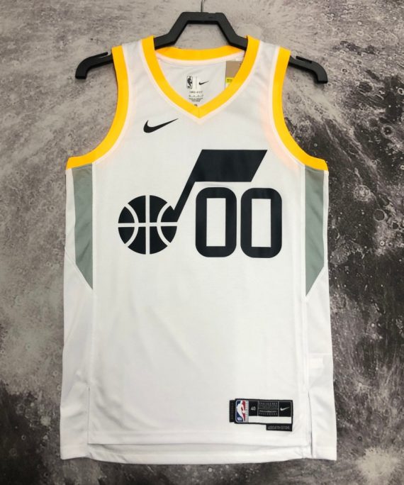 Camiseta Jordan Clarkson #00 Utah Jazz 2023 Blanco