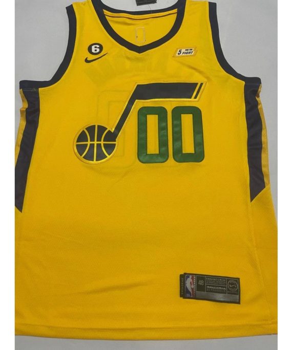 Camiseta Jordan Clarkson #00 Utah Jazz Amarillo