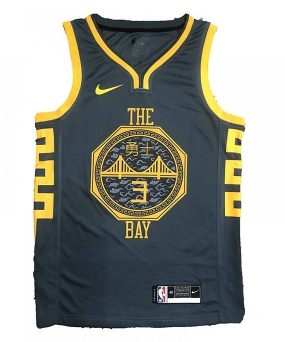 Camiseta Jordan Poole #3 Golden State Warriors 2018 Negro