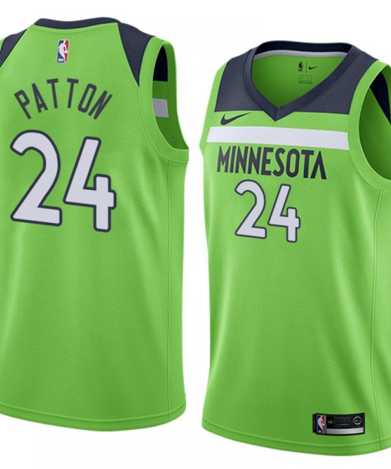 Camiseta Justin Patton #24 Minnesota Timberwolves Verde