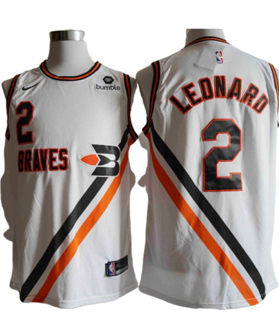 Camiseta Kawhi Leonard #2 Los Angeles Clippers 2020 Blanco