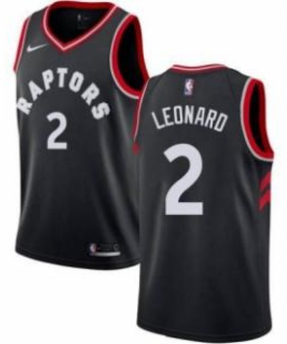 Camiseta Kawhi Leonard #2 Toronto Raptors 18/19 Negro Statement Edition