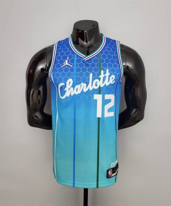 Camiseta Kelly Oubre Jr. #12 Charlotte Hornets City Edition 2022 Azul