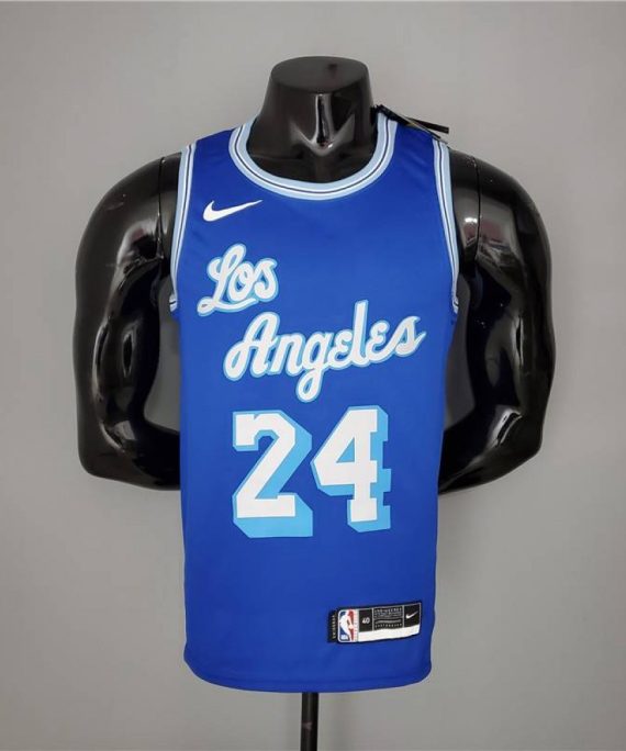 Camiseta Kobe Bryant #24 Los Angeles Lakers 2021 Clásico Edition Azul