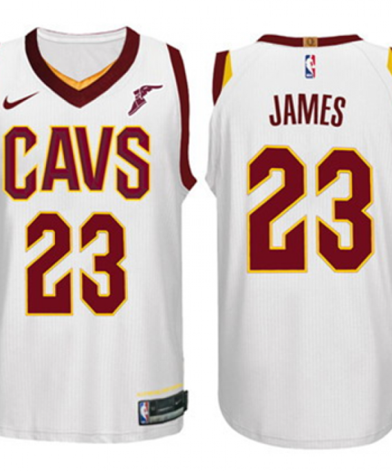 Camiseta LeBron James #23 Cleveland Cavaliers Blanco Association Edition