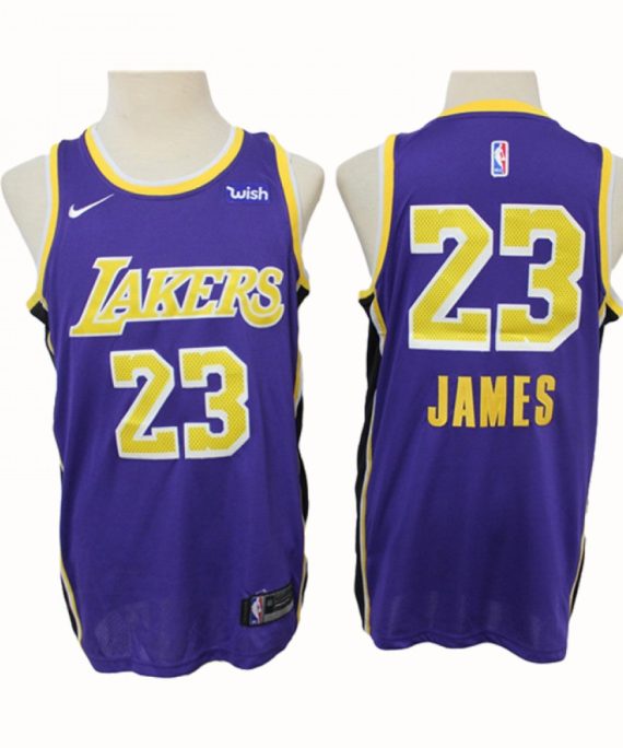 Camiseta LeBron James #23 Los Angeles Lakers 2020 Purpura