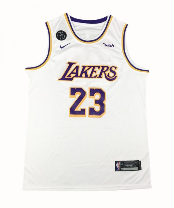 Camiseta LeBron James #23 Los Angeles Lakers 2021 Blanco