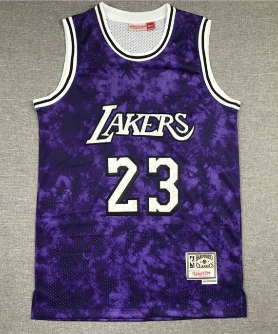 Camiseta LeBron James #23 Los Angeles Lakers Astrología Edición Púrpura