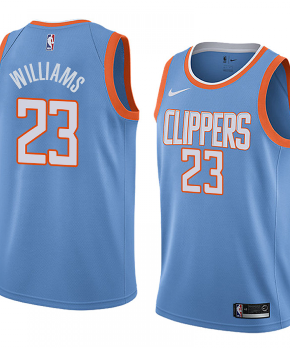 Camiseta Lou Williams #23 Los Angeles Clippers Azul City Edition