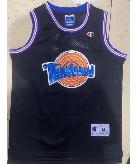 Camiseta Michael Jordan #23 TuneSquad Negro Classic Edition Niño