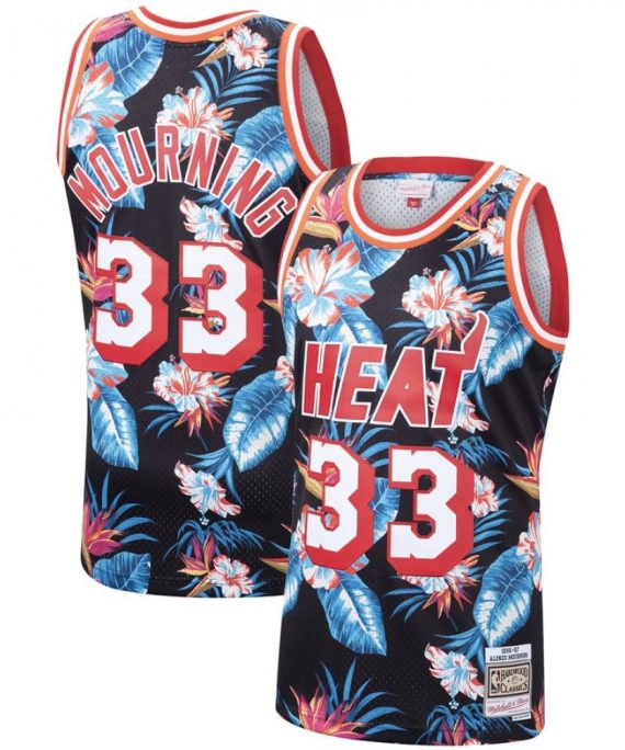 Camiseta Alonzo Mourning #33 Miami Heat 2019 Estampado Edition