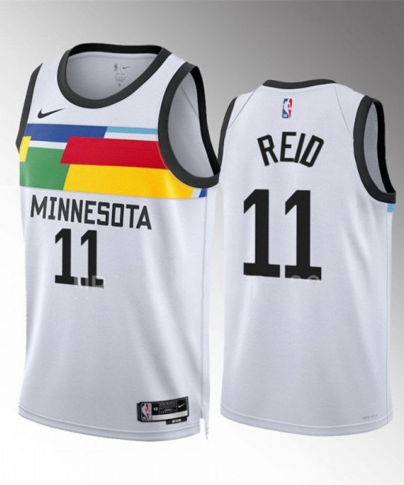 Camiseta Naz Reid #11 Minnesota Timberwolves 2023 Blanco City Edition