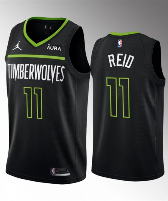 Camiseta Naz Reid #11 Minnesota Timberwolves 2023 Negro Statement Edition