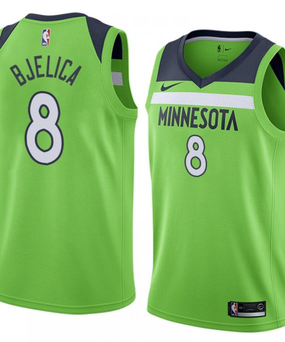 Camiseta Nemanja Bjelica #8 Minnesota Timberwolves Verde