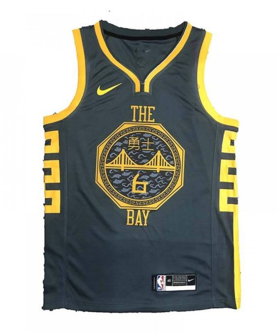 Camiseta Nick Young #6 Golden State Warriors 2018 Negro