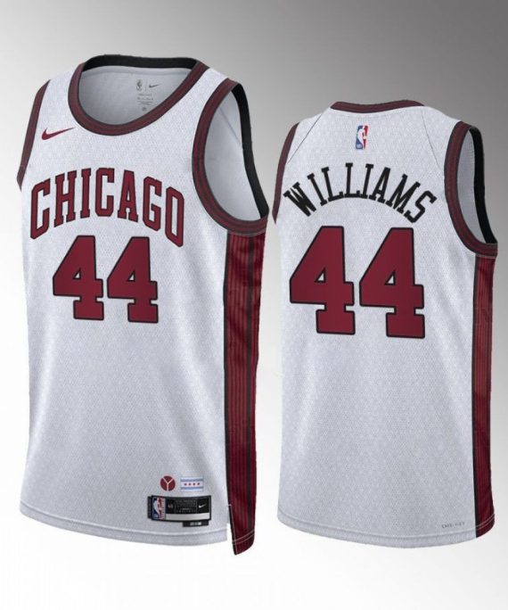 Camiseta Patrick Williams #44 Chicago Bulls 2022-23 City Edition Blanco