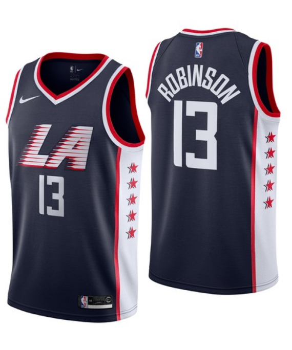 Camiseta Nate Robinson #13 Los Angeles Clippers 18/19 Azul Marino City Edition