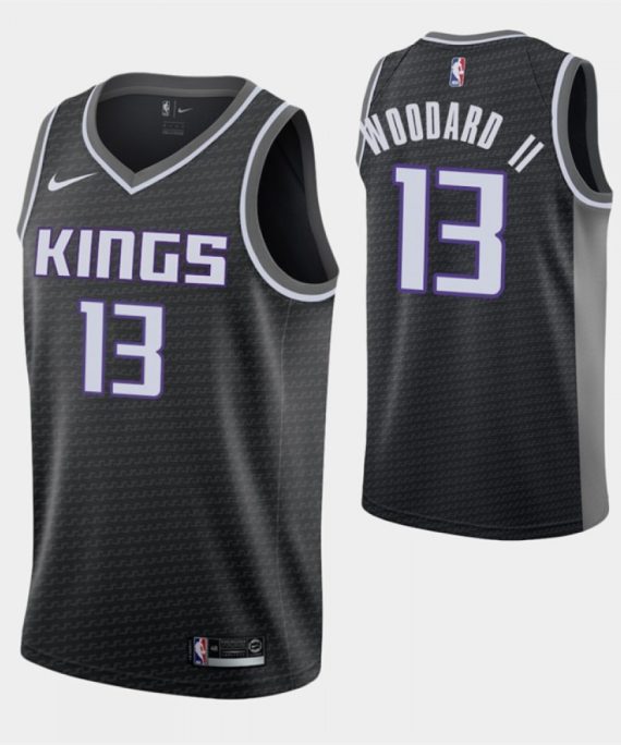 Camiseta Robert Woodard II #13 Sacramento Kings Negro