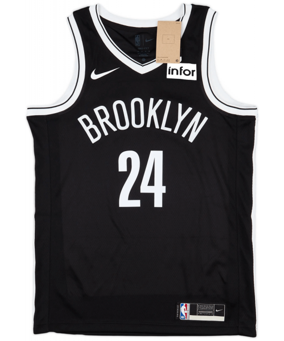 Camiseta Rondae Hollis-Jefferson Brooklyn Nets 2019/20 Negro Fan Edition