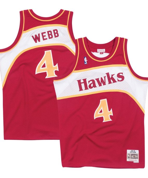 Camiseta Chris Webber #4 Atlanta Hawks Road