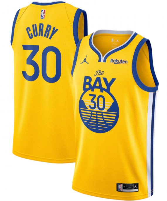 Camiseta Stephen Curry #30 Golden State Warriors 2021 Amarillo
