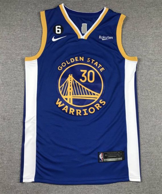 Camiseta Stephen Curry #30 Golden State Warriors 2023 Azul
