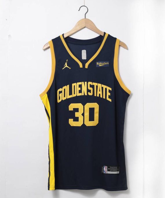 Camiseta Stephen Curry #30 Golden State Warriors 2023 Azul Oscuro