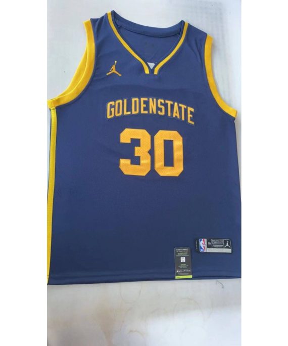 Camiseta Stephen Curry #30 Golden State Warriors 22/23 Azul Oscuro