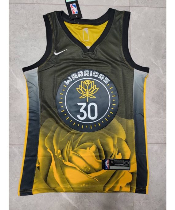 Camiseta Stephen Curry #30 Golden State Warriors 22/23 Negro