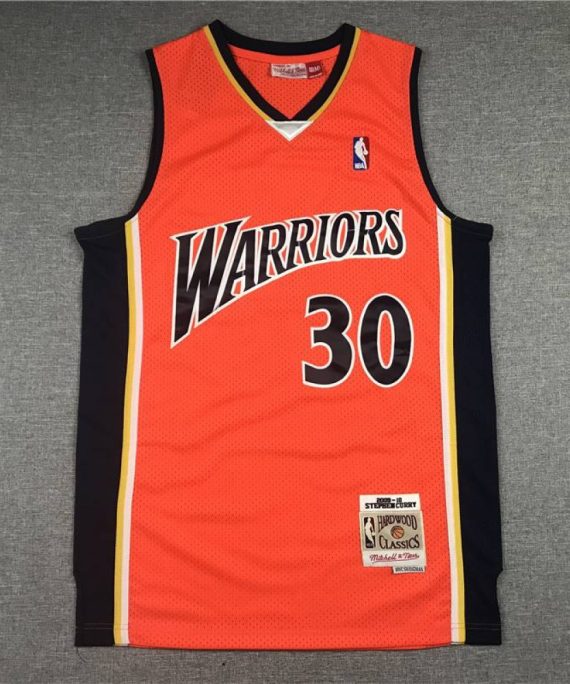 Camiseta Stephen Curry #30 Golden State Warriors Naranja