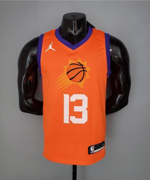 Camiseta Steve Nash #13 Phoenix Suns 2021 Naranja