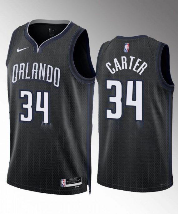 Camiseta Wendell Carter #34 Orlando Magic 2022-23 City Edition Negro