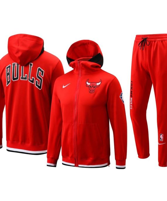 Chandal Chicago Bulls Con Capucha 22/23 Rojo