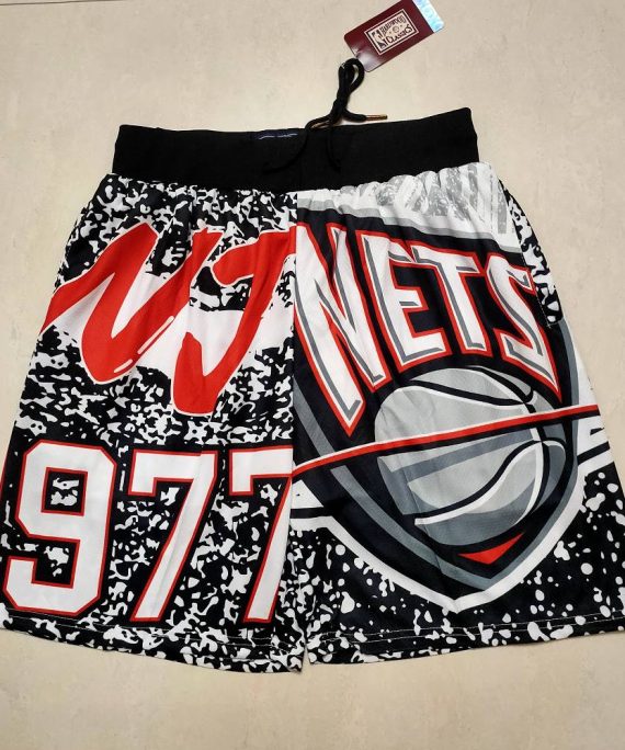Pantalon Corto Brooklyn Nets MN Gran Logotipo Polícromo