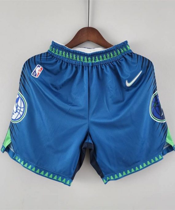 Pantalon Corto De Bolsillo Minnesota Timberwolves 2022 City Edition Azul