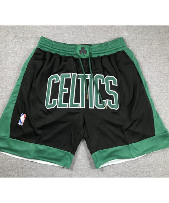 Pantalón Corto De Bolsillo Boston Celtics Negro