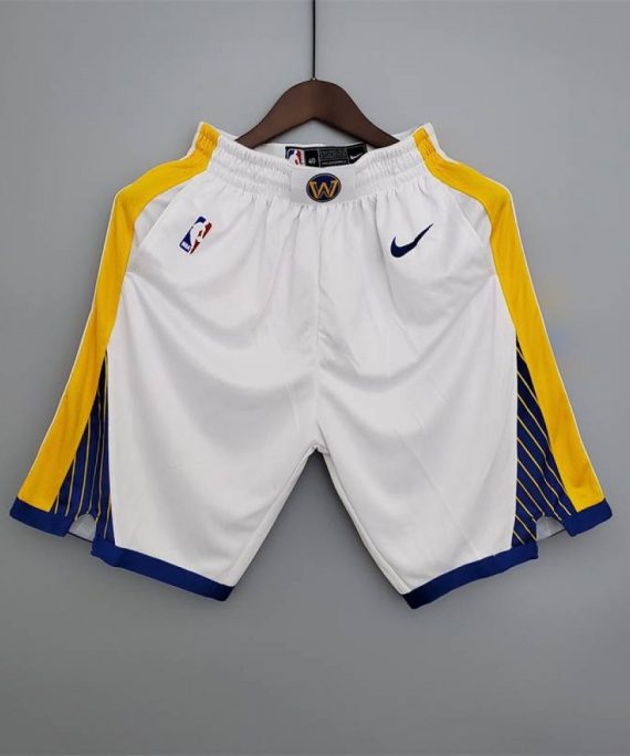 Pantalon Corto De Bolsillo Los Angeles Lakers Blanco