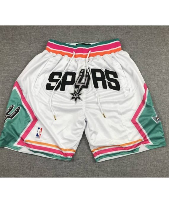 Pantalon Corto De Bolsillo San Antonio Spurs City Edition Blanco